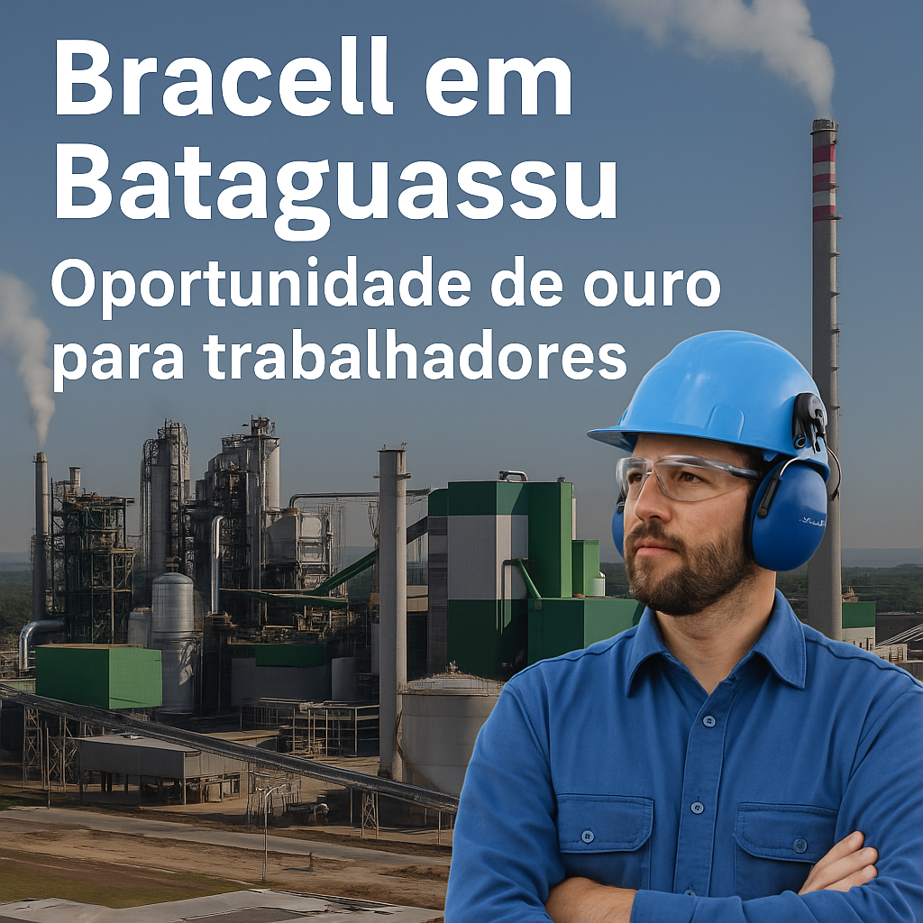 🏭 Bracell em Bataguassu: Oportunidade de Ouro para Trabalhadores da Região
