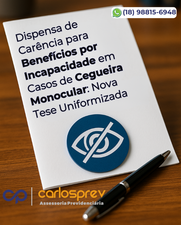 Dispensa de Carência para Benefícios por Incapacidade em Casos de Cegueira Monocular: Nova Tese Uniformizada