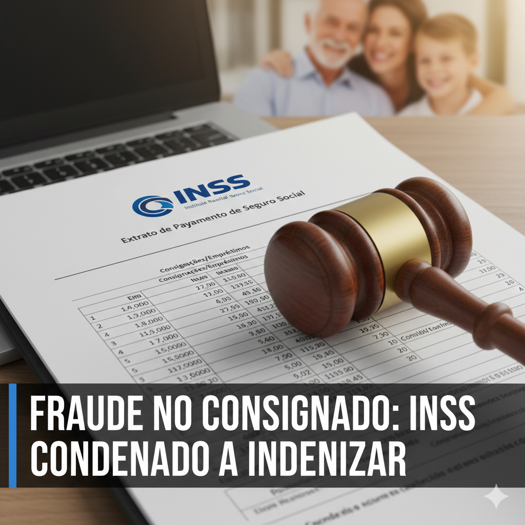 Justiça condena INSS a indenizar herdeiros de aposentado vítima de empréstimo consignado fraudulento