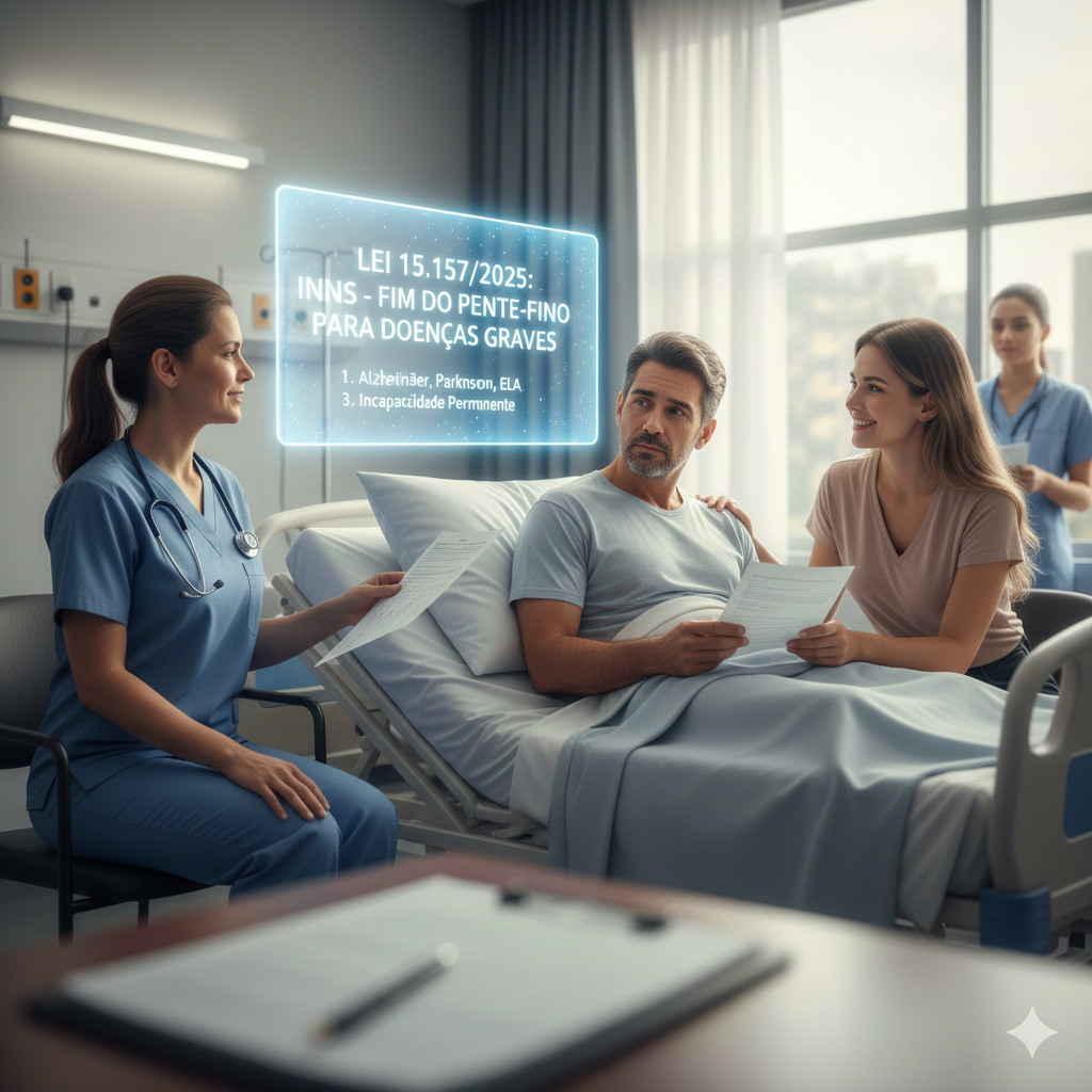 Lei 15.157/2025: Nova regra garante orientação em hospitais e fim do “pente-fino” para doenças irreversíveis