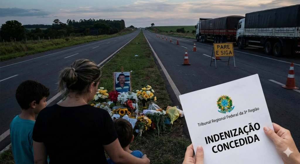 Família de Motorista Morto em Acidente na BR-153 Tem Direito a Indenização de R$ 250 Mil, Decide TRF3