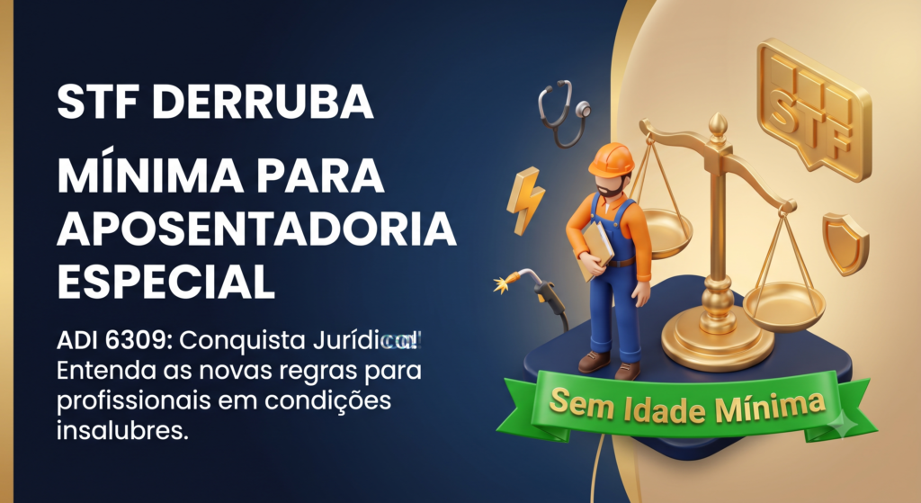 STF derruba idade mínima para aposentadoria especial (ADI 6309): o que muda para quem trabalha em condições insalubres