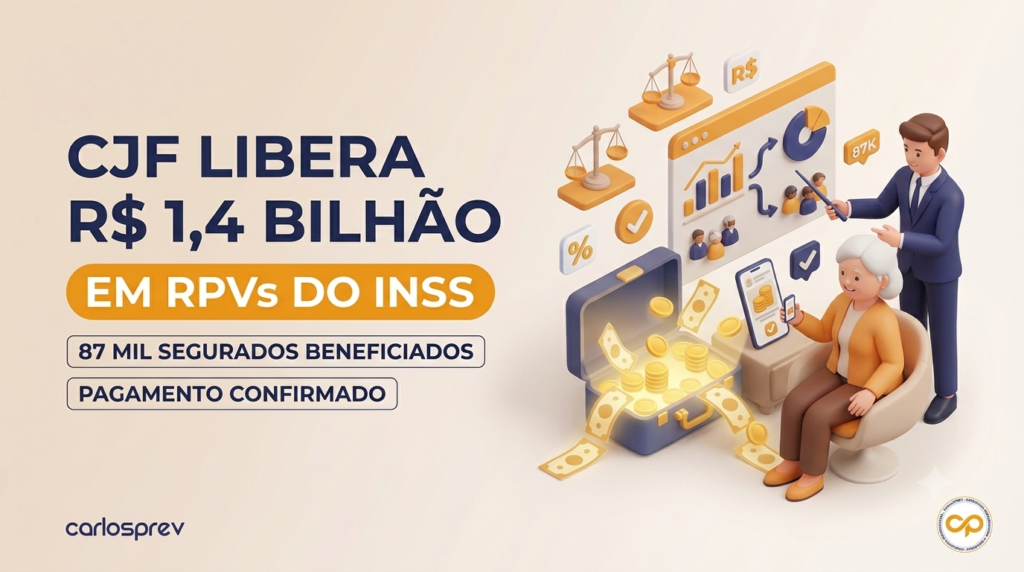 CJF libera R$ 1,4 bilhão do INSS em RPVs para 87 mil segurados